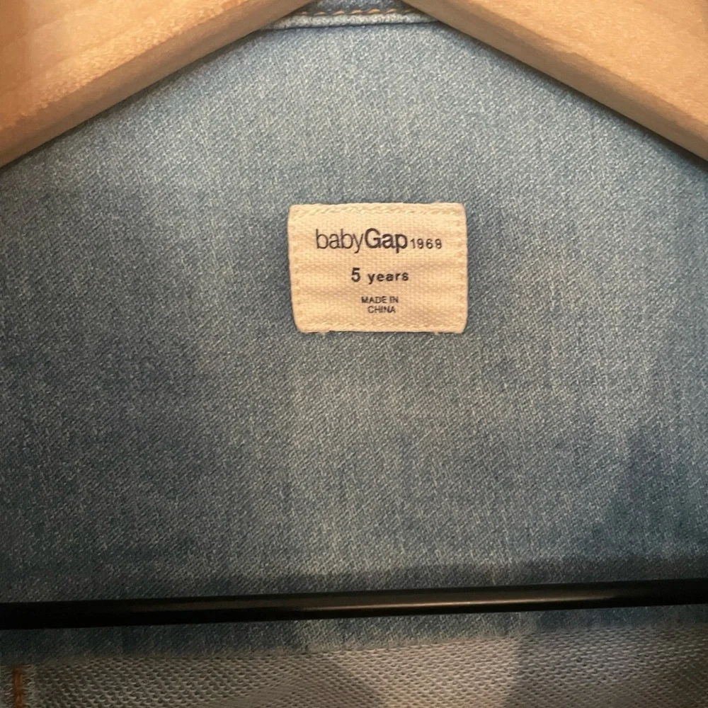 Gap Stretch Denim Snap Button Jacket 5T